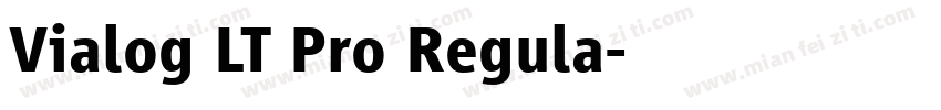 Vialog LT Pro Regula字体转换